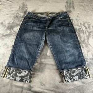 G-Unit Denim Capri Pants Womens 16 Blue Indigo Streetwear Y2K 90s Hip Hop